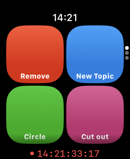 Marker on Apple Watch